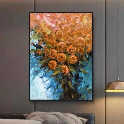 Orange Roses -Hila Creations Shop 045d