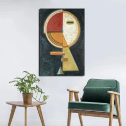 The Division -Hila Creations Shop 100 Handmade Oil Paintings Modern Classic Abstract Geometry Famous Kandinsky Canvas Wall Art Pictures Room Home 3