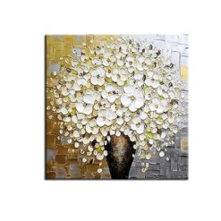 White Lily Vase -Hila Creations Shop 1 5 3dbfbda2 38d1 4209 9c30 47467bd0b8bf