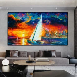 Colorful Night At Sea -Hila Creations Shop 332 3