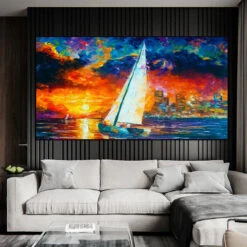 Colorful Night At Sea -Hila Creations Shop 332 6