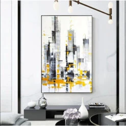 Tempo Of The City -Hila Creations Shop Abstrakte lgem lde Handgemalte malerei Wand Kunst malerei Moderne kunstwerk Bunte wand Bild Leinwand Home Decor 1 05ea2e6d 4a99 4eab b769 035ea863caed