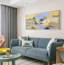 Aurora -Hila Creations Shop Dekoracyjna sztuka abstrakcyjna 100 r cznie malowany nowoczesny wsp czesny grafika du y rozmiar oryginalny olej 2