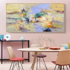 Aurora -Hila Creations Shop Dekoracyjna sztuka abstrakcyjna 100 r cznie malowany nowoczesny wsp czesny grafika du y rozmiar oryginalny olej 3