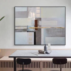 Conservatory -Hila Creations Shop Hand Bemalt Abstrakten lgem lde Wand Kunst Moderne Minimalistischen Geometrische Bild Leinwand Home Decor F r 5