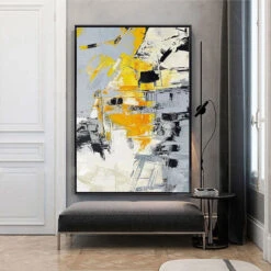 Pandemonium -Hila Creations Shop Handgemachte Abstrakte lgem lde Wand Kunst Moderne Minimalistischen Helle Farbe Bild Leinwand Home Decor F r 5